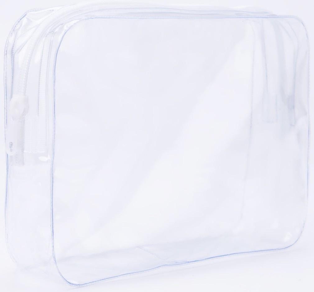 Косметичка на молнии, цвет прозрачный