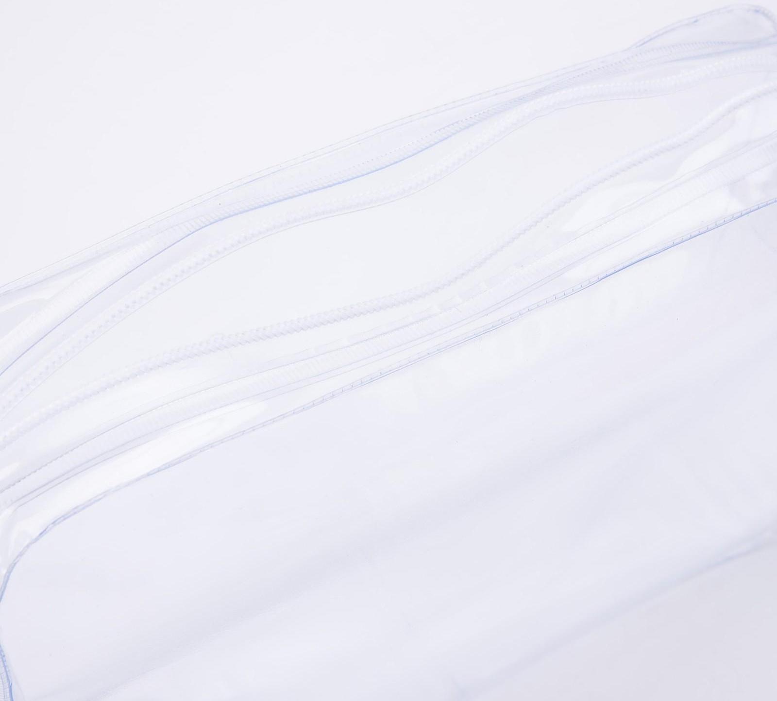 Косметичка на молнии, цвет прозрачный