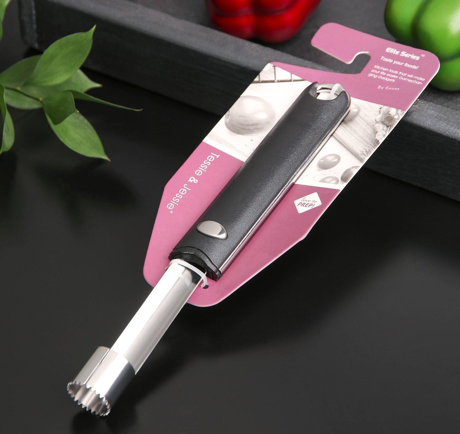 Нож для сердцевины Bonjo, 21×2,7 см, цвет чёрный