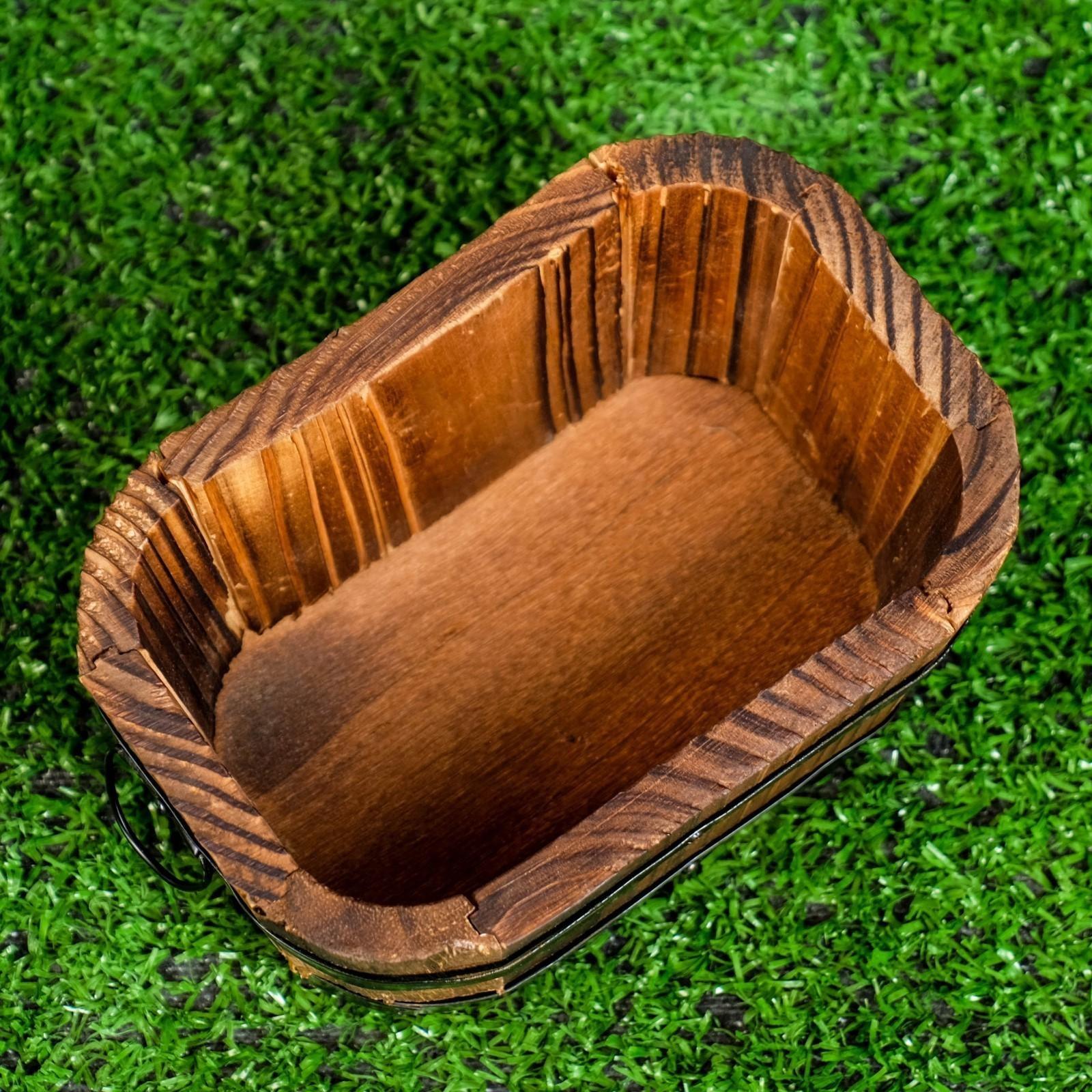 Кашпо деревянное 