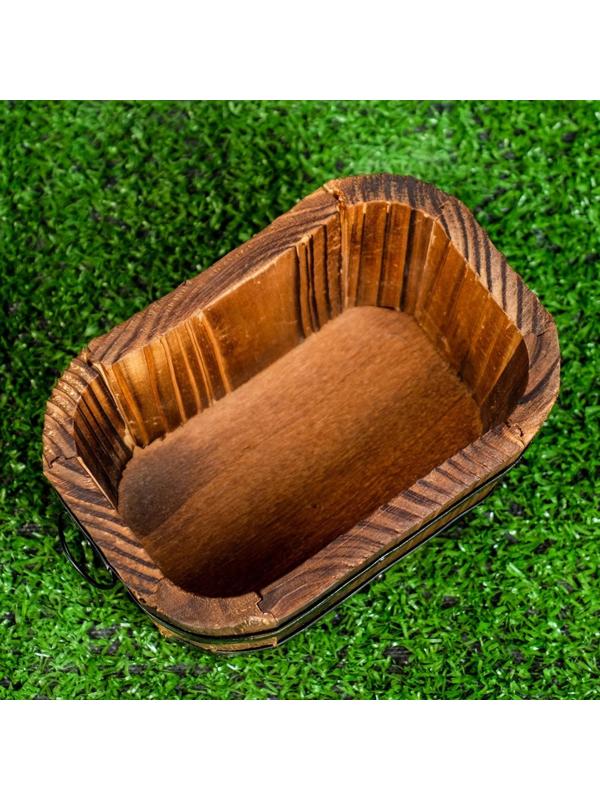 Кашпо деревянное 