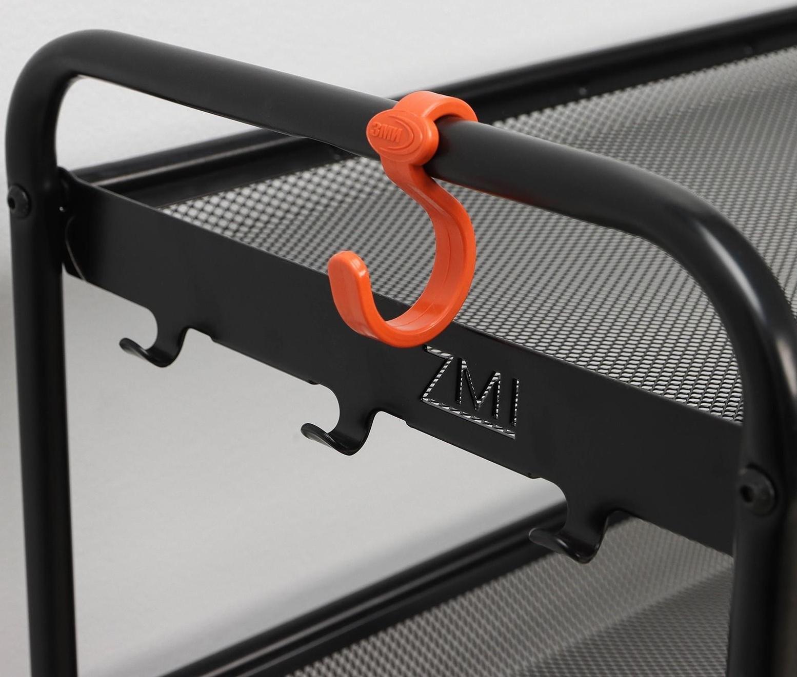 Подставка для обуви «Женева 25», 5 ярусов, 65×27×106 см, цвет чёрный