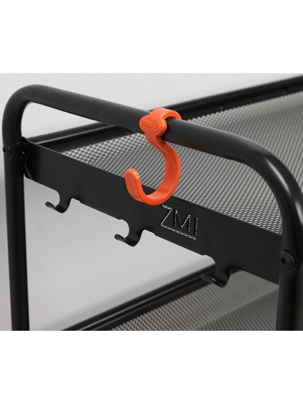 Подставка для обуви «Женева 25», 5 ярусов, 65×27×106 см, цвет чёрный