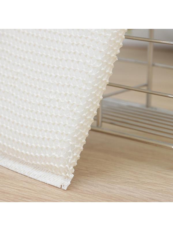 Губка для мытья посуды «Ячейки», с пластиковым скрабером