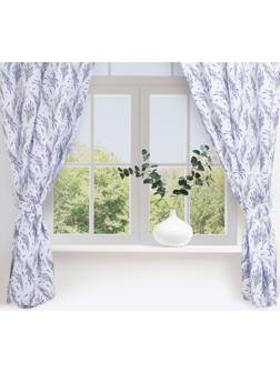 Комплект штор для кухни с подхватами Lavender 145х180см-2 шт., 100% п/э