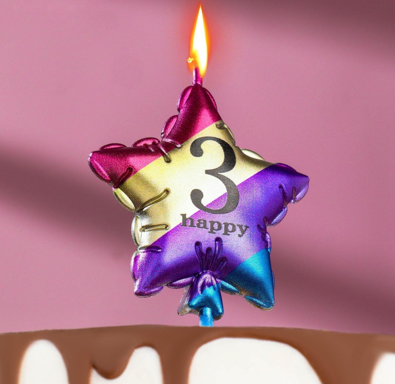 Свеча в торт 