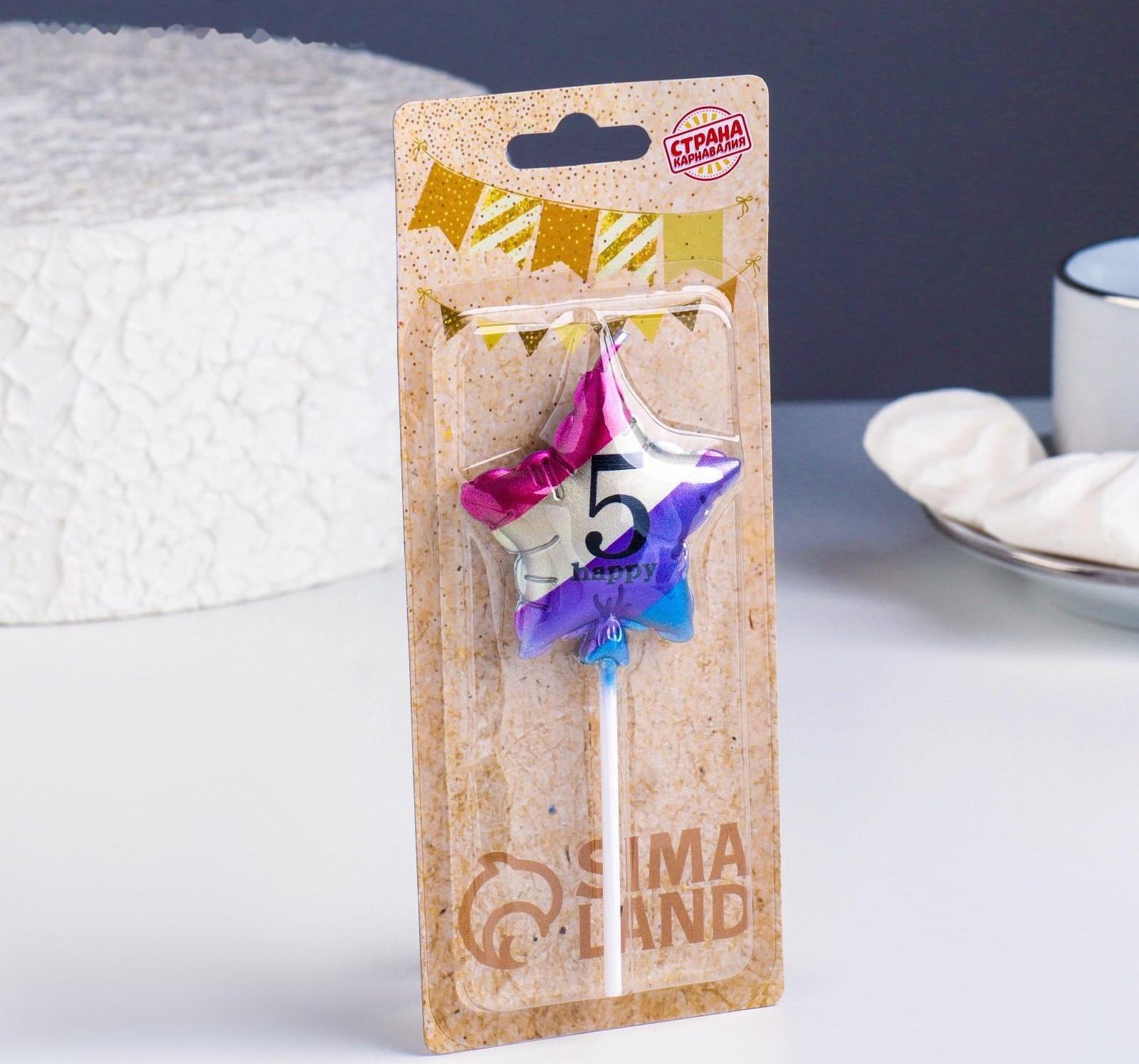 Свеча в торт 