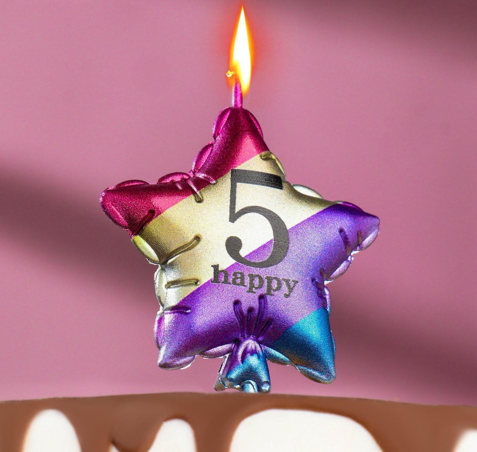 Свеча в торт 