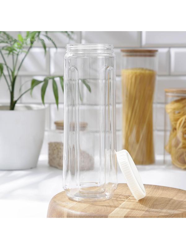 Банка для сыпучих продуктов, Green Republic, 1,6 л, цвет лён