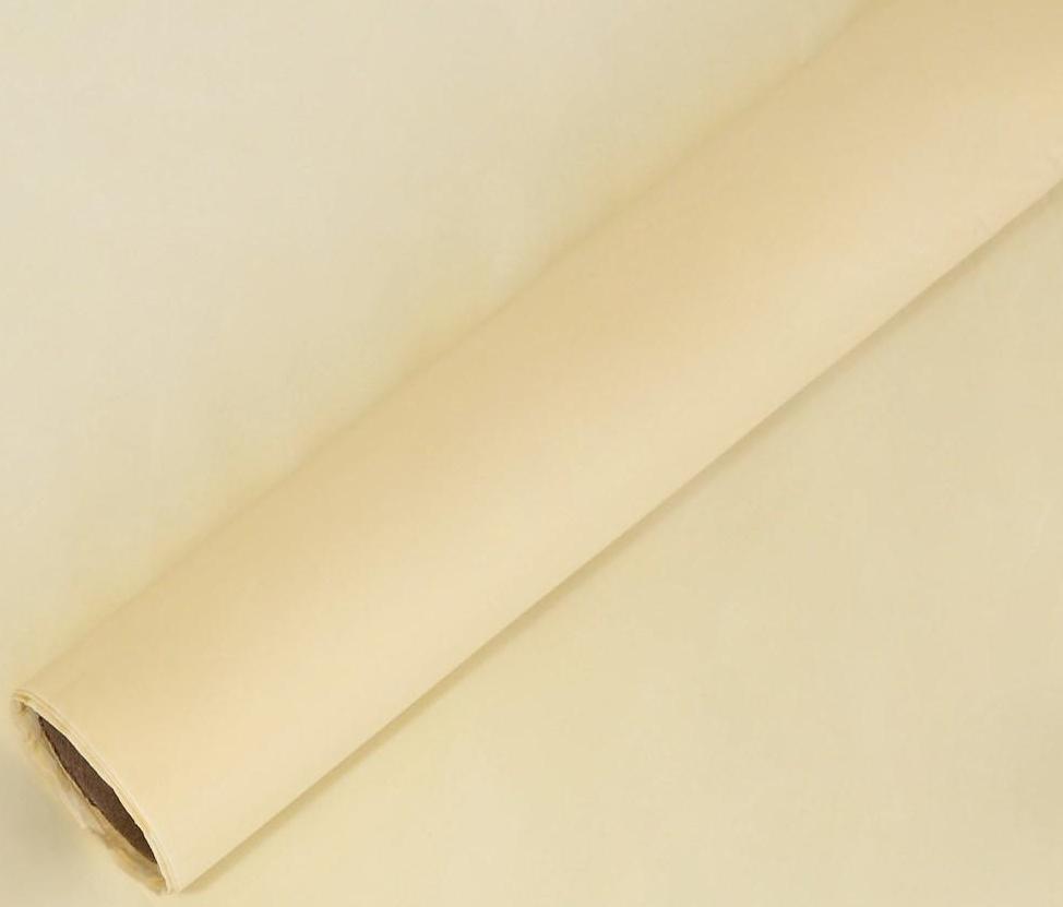 Пленка тишью влагостойкая «Слоновая кость», 0.6 x 8 м, 30мкм