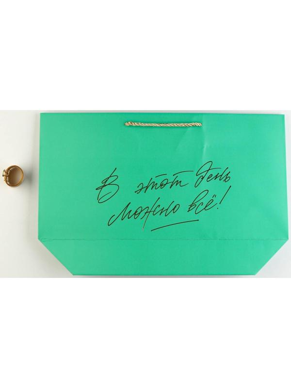 Пакет подарочный «Можно всё», 42 х 27,5 х 12 см