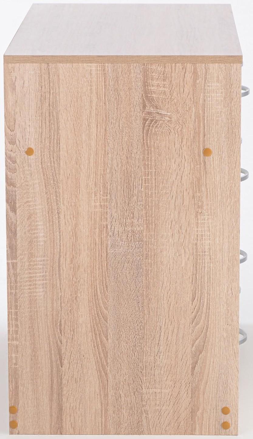 Комод 5 ящиков  900х480х800 дуб сонома/белый