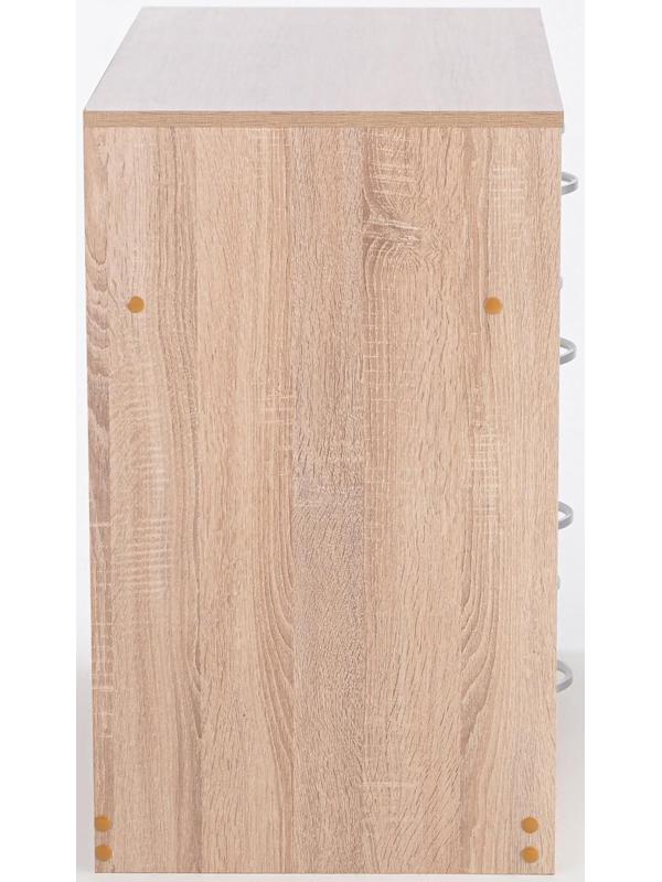 Комод 5 ящиков  900х480х800 дуб сонома/белый