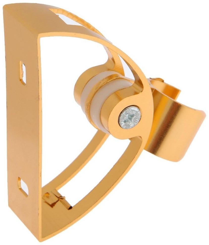 Держатель для душевой лейки ZEIN Z65, регулируемый, алюминий, золотой