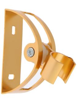 Держатель для душевой лейки ZEIN Z65, регулируемый, алюминий, золотой