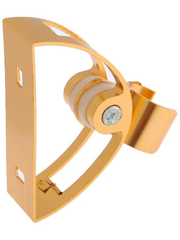 Держатель для душевой лейки ZEIN Z65, регулируемый, алюминий, золотой