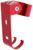 Держатель для душевой лейки ZEIN Z69, регулируемый с крючком, алюминий, красный