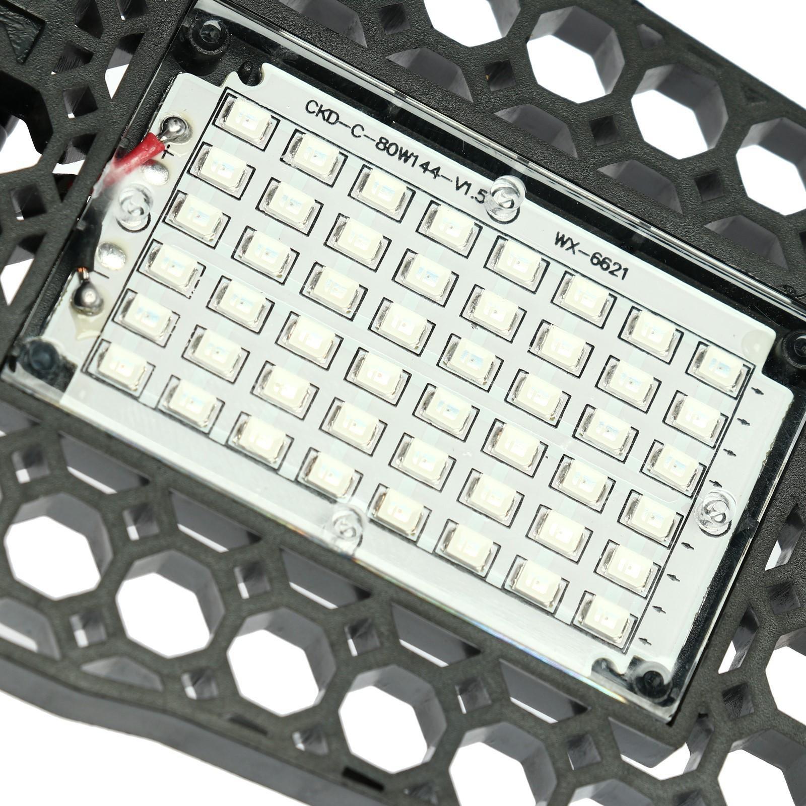 Фитолампа светодиодная, Е27, 22 Вт, 108 Led, 265 В, складная, биколорная