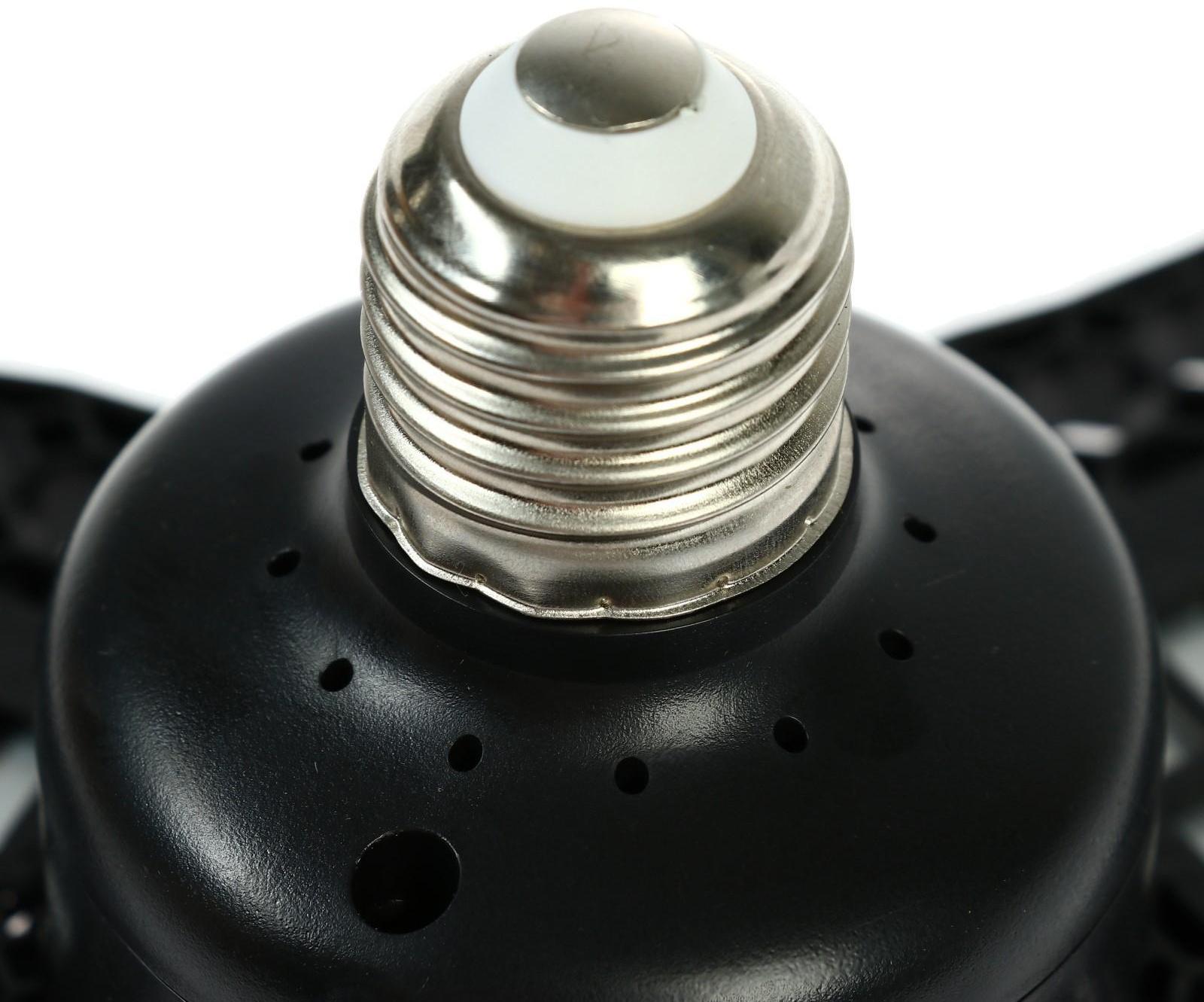 Фитолампа светодиодная, Е27, 22 Вт, 108 Led, 265 В, складная, биколорная