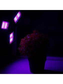 Фитолампа светодиодная, Е27, 22 Вт, 108 Led, 265 В, складная, биколорная