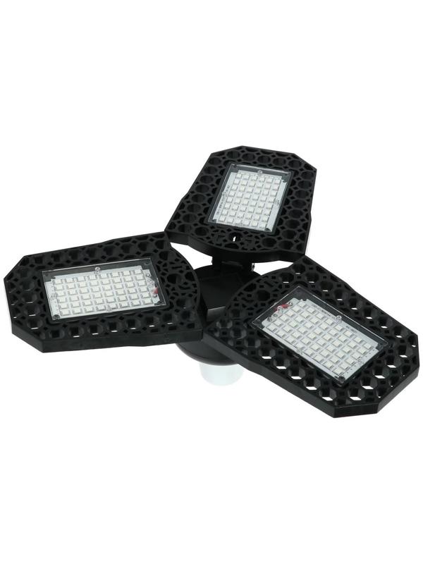 Фитолампа светодиодная, Е27, 22 Вт, 108 Led, 265 В, складная, биколорная