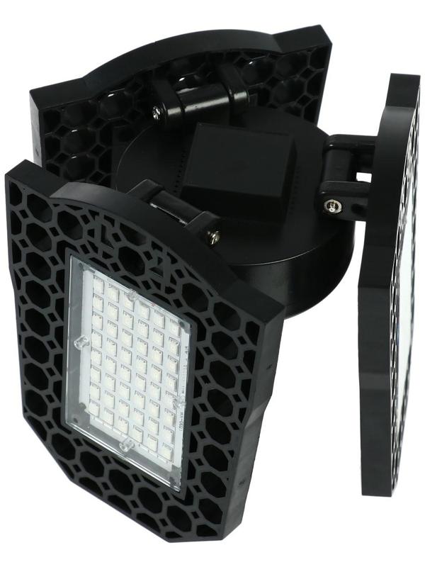 Фитолампа светодиодная, Е27, 22 Вт, 108 Led, 265 В, складная, биколорная