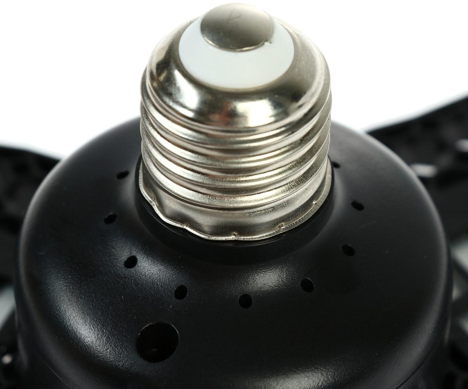 Фитолампа светодиодная, Е27, 26 Вт, 126 Led, 265 В, складная, биколорная