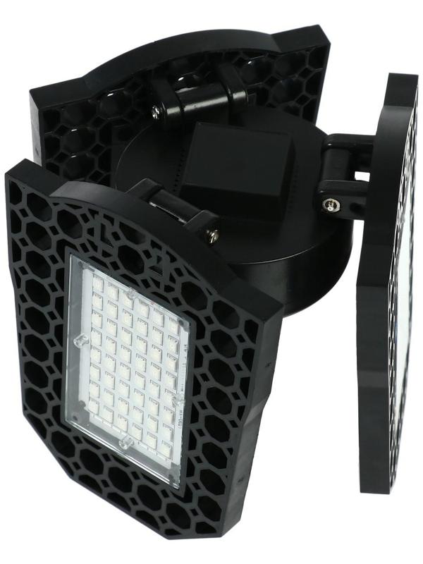 Фитолампа светодиодная, Е27, 26 Вт, 126 Led, 265 В, складная, биколорная