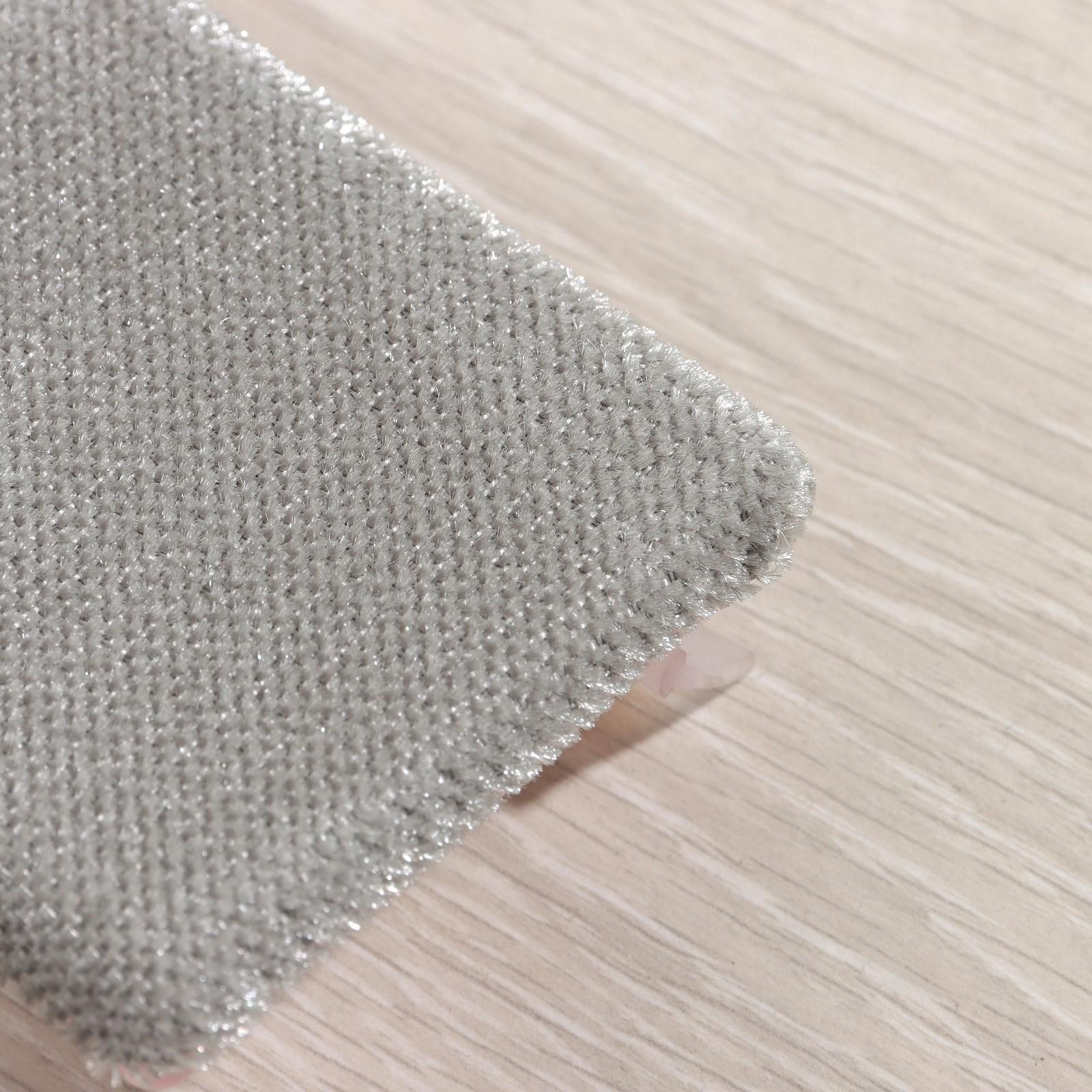 Окномойка с насадкой велюр, стальная телескопическая ручка, сгон силикон, 19×7×68(112) см, цвет МИКС