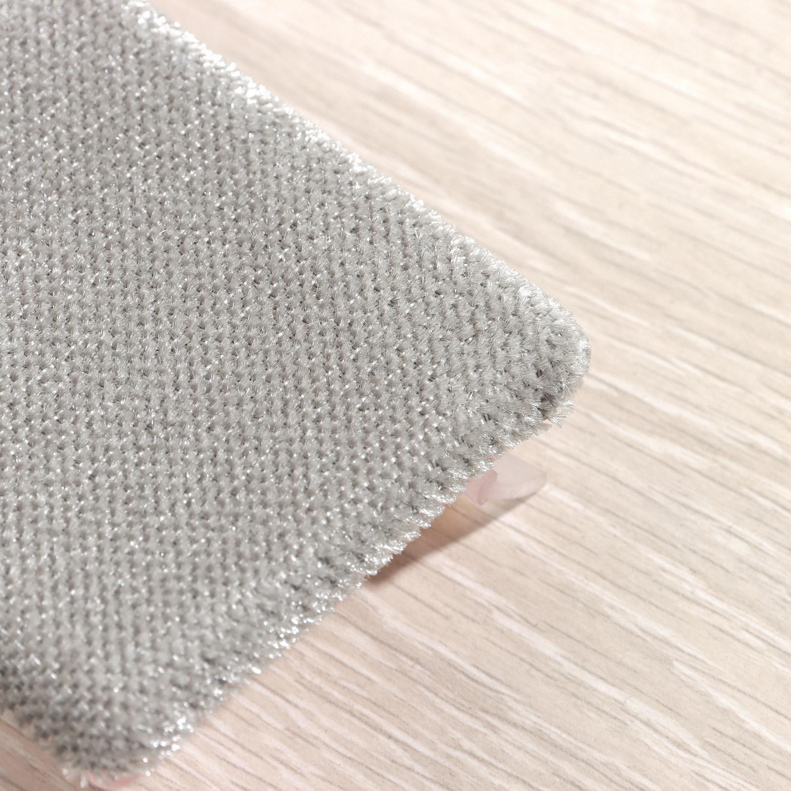 Окномойка с насадкой велюр, стальная телескопическая ручка, сгон силикон, 19×7×68(112) см, цвет МИКС