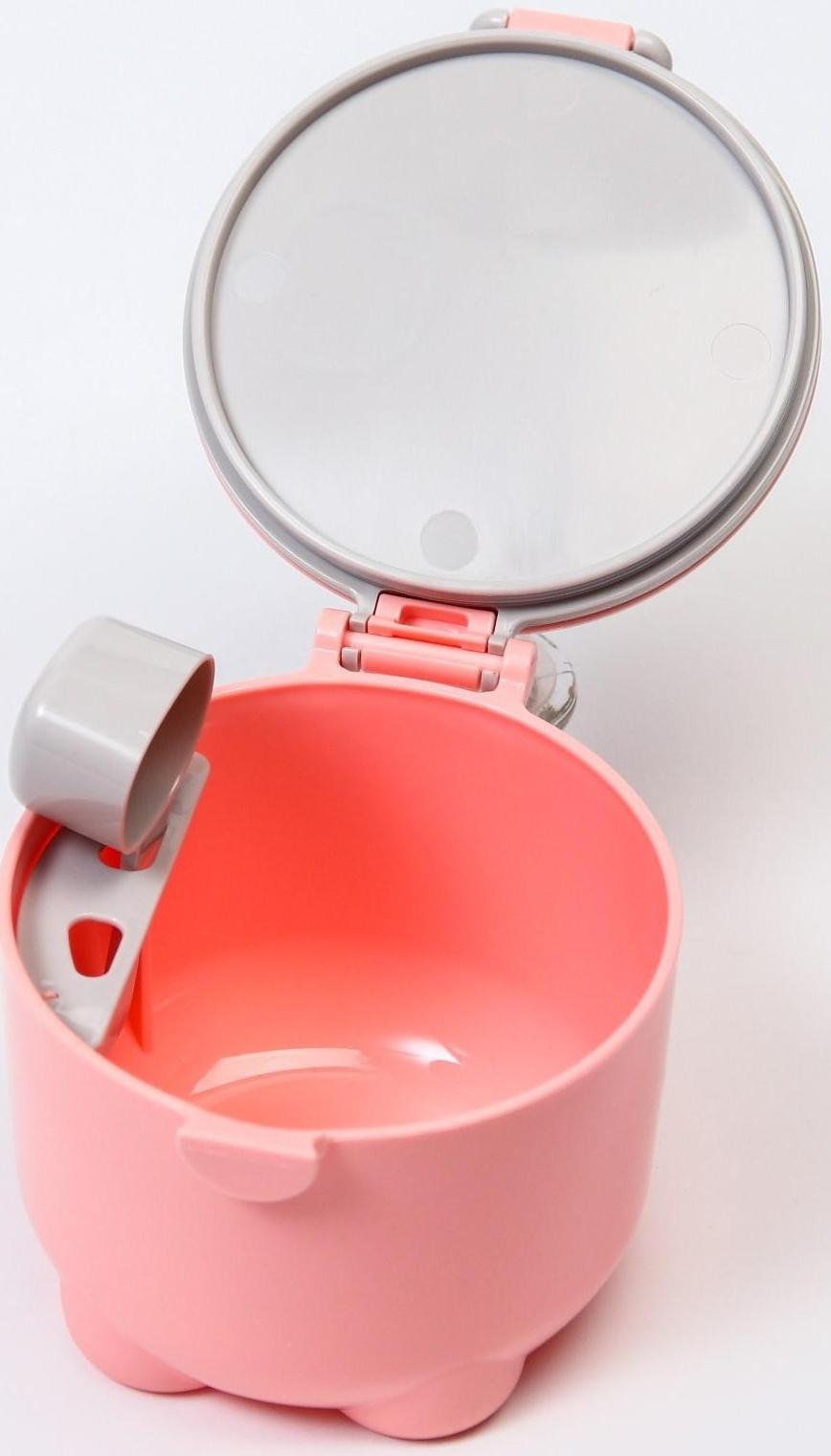 Контейнер для хранения детского питания, 250 мл., цвет розовый