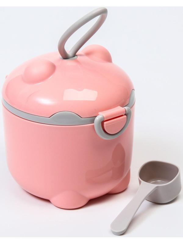 Контейнер для хранения детского питания, 250 мл., цвет розовый