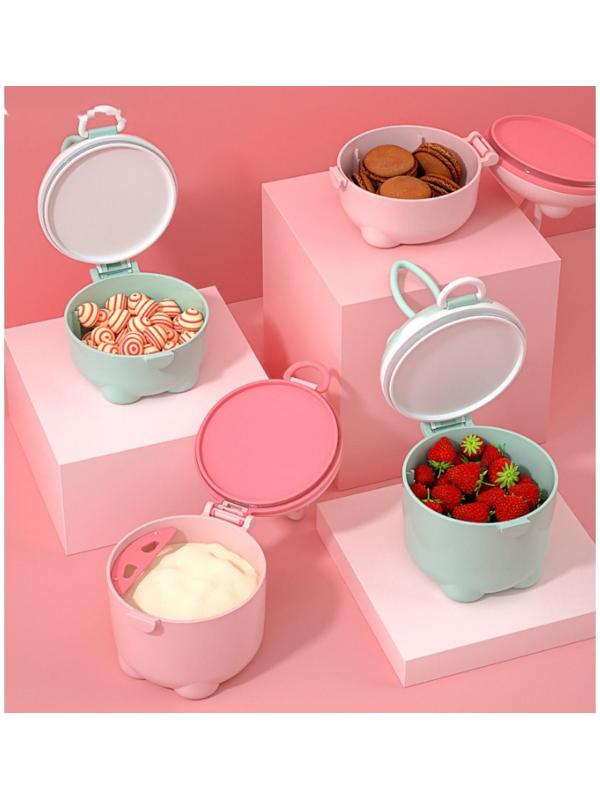 Контейнер для хранения детского питания, 250 мл., цвет розовый