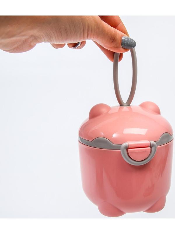 Контейнер для хранения детского питания, 250 мл., цвет розовый