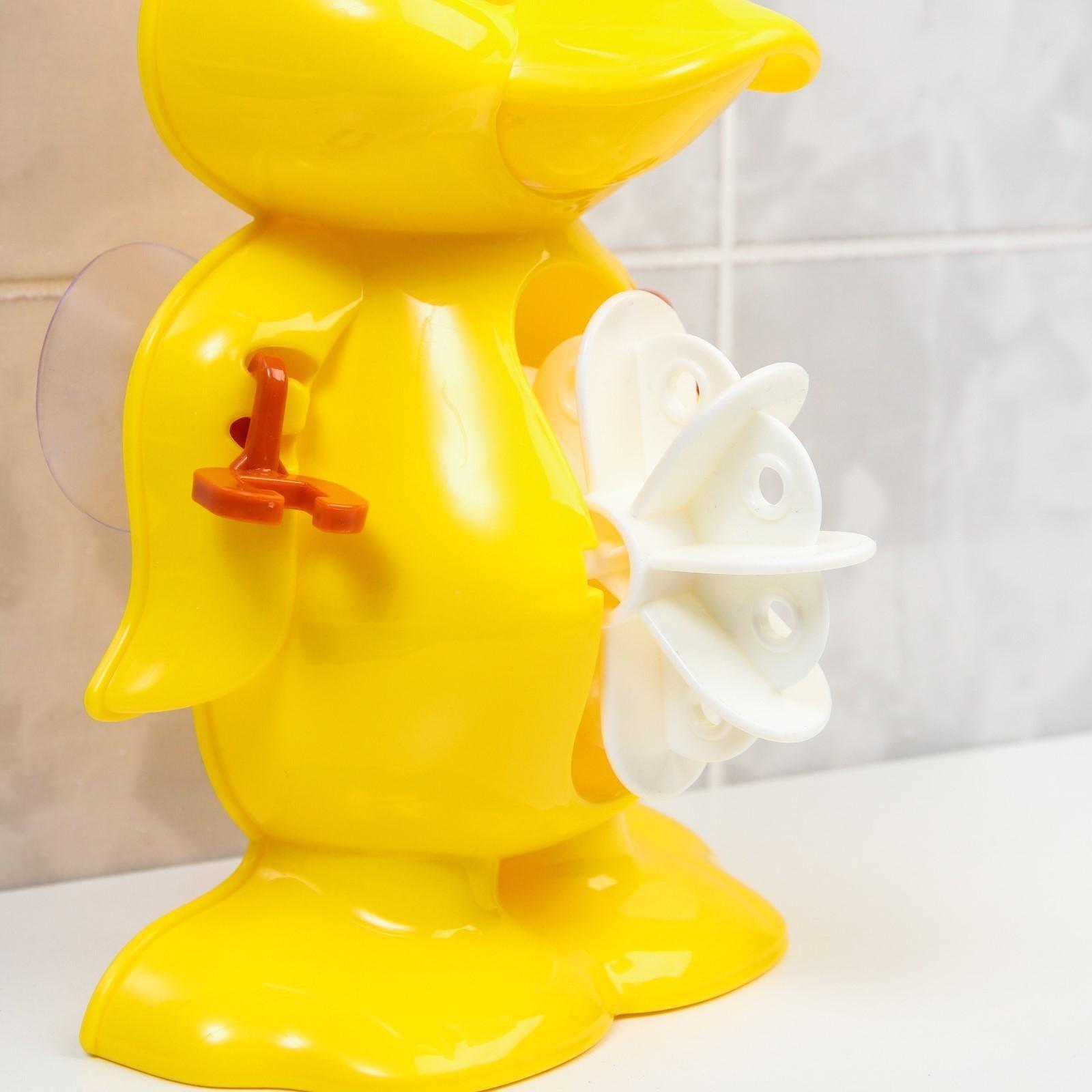 Игрушка для игры в ванне «Мельница. Цыпленок», на присоске, цвет МИКС