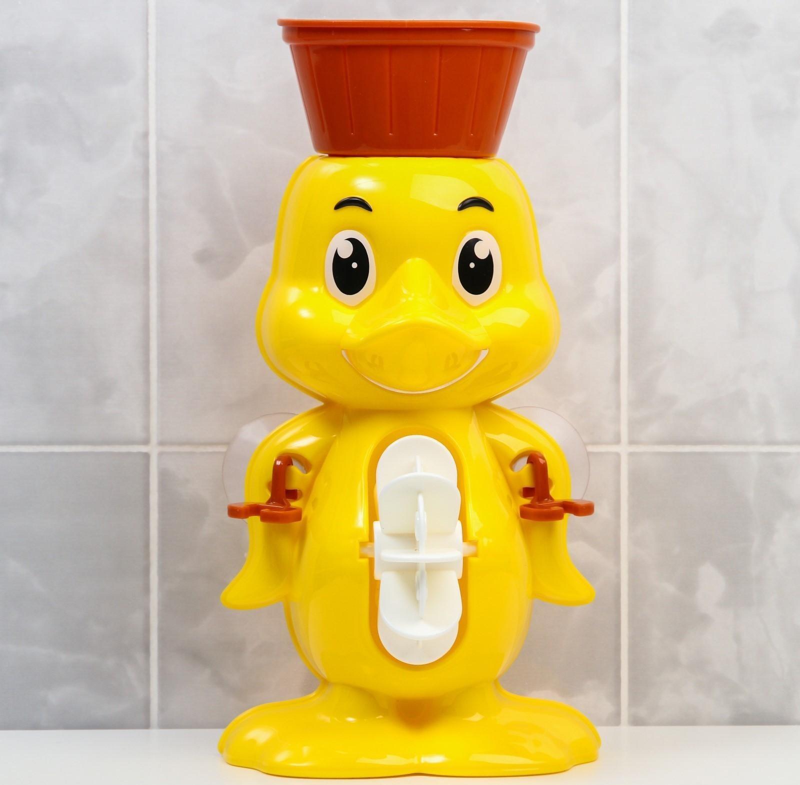 Игрушка для игры в ванне «Мельница. Цыпленок», на присоске, цвет МИКС