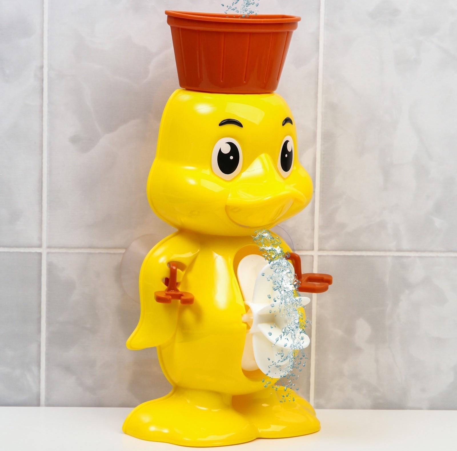 Игрушка для игры в ванне «Мельница. Цыпленок», на присоске, цвет МИКС