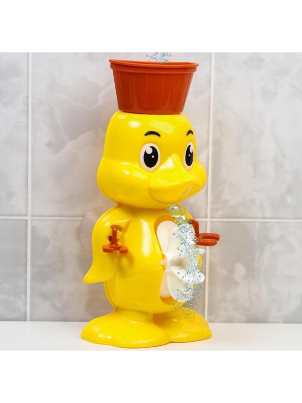 Игрушка для игры в ванне «Мельница. Цыпленок», на присоске, цвет МИКС