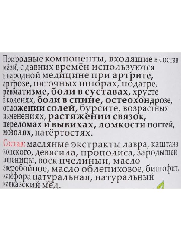 Мазь монастырская Суставная, Солох-Аул, 100 мл