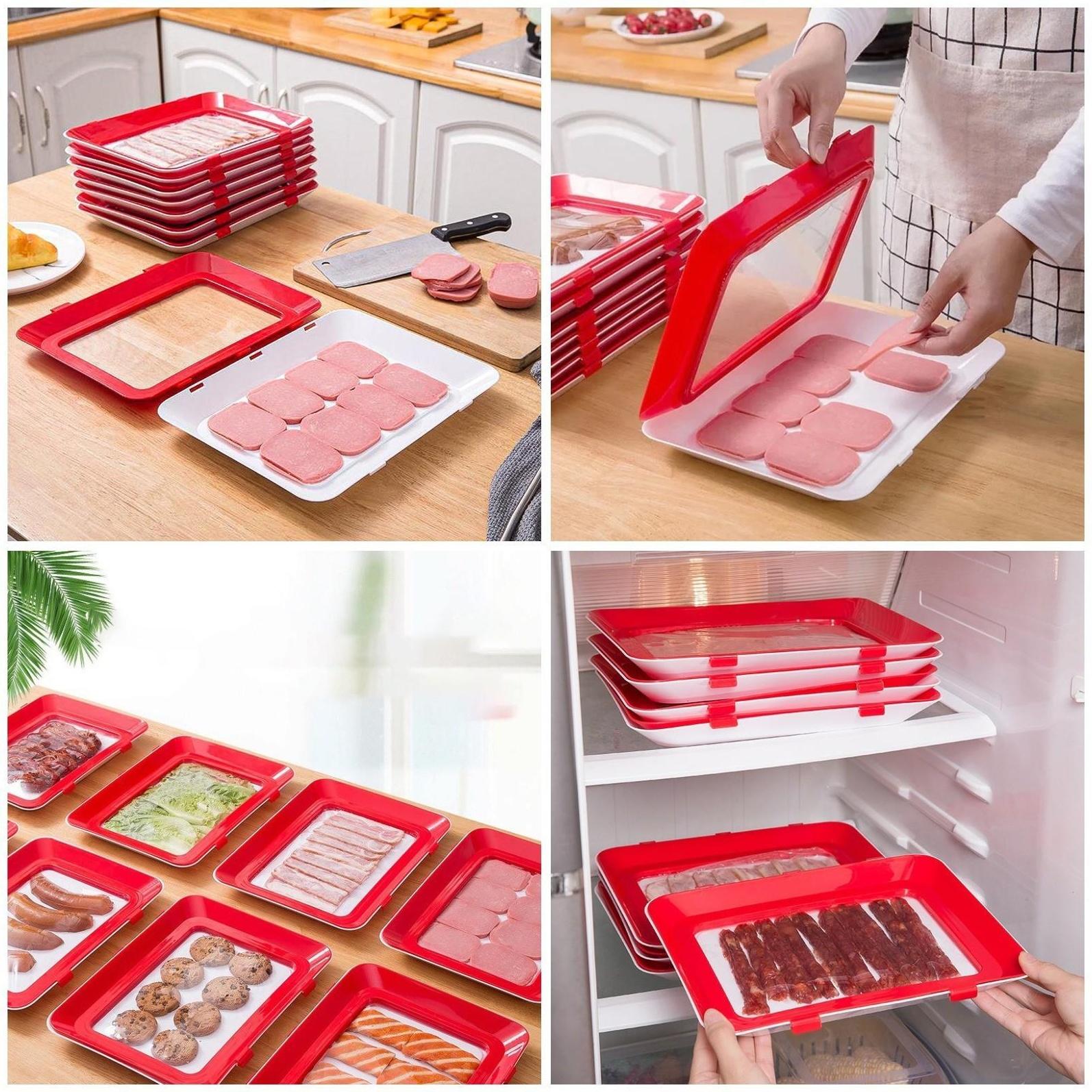 Вакуумный контейнер для хранения продуктов, 20×30×2 см