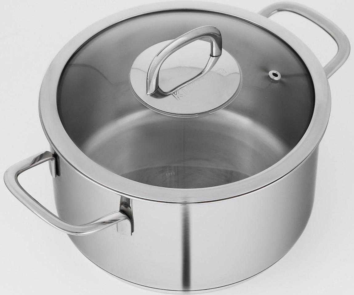 Кастрюля SAFIA, 4 л, d=22 cм, стеклянная крышка