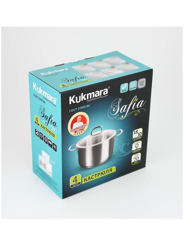 Кастрюля SAFIA, 4 л, d=22 cм, стеклянная крышка