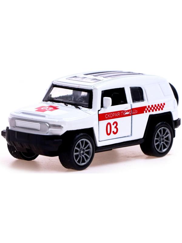 Машина металлическая «Спецслужбы», 1:48, инерция, открываются двери, МИКС