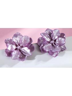 Серьги пластик 