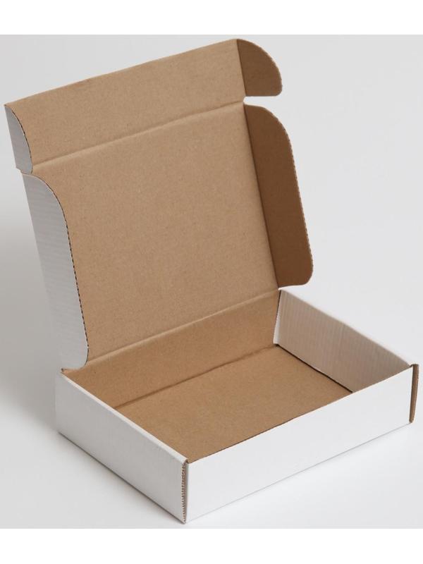 Коробка самосборная, белая, 21 х 15 х 5 см