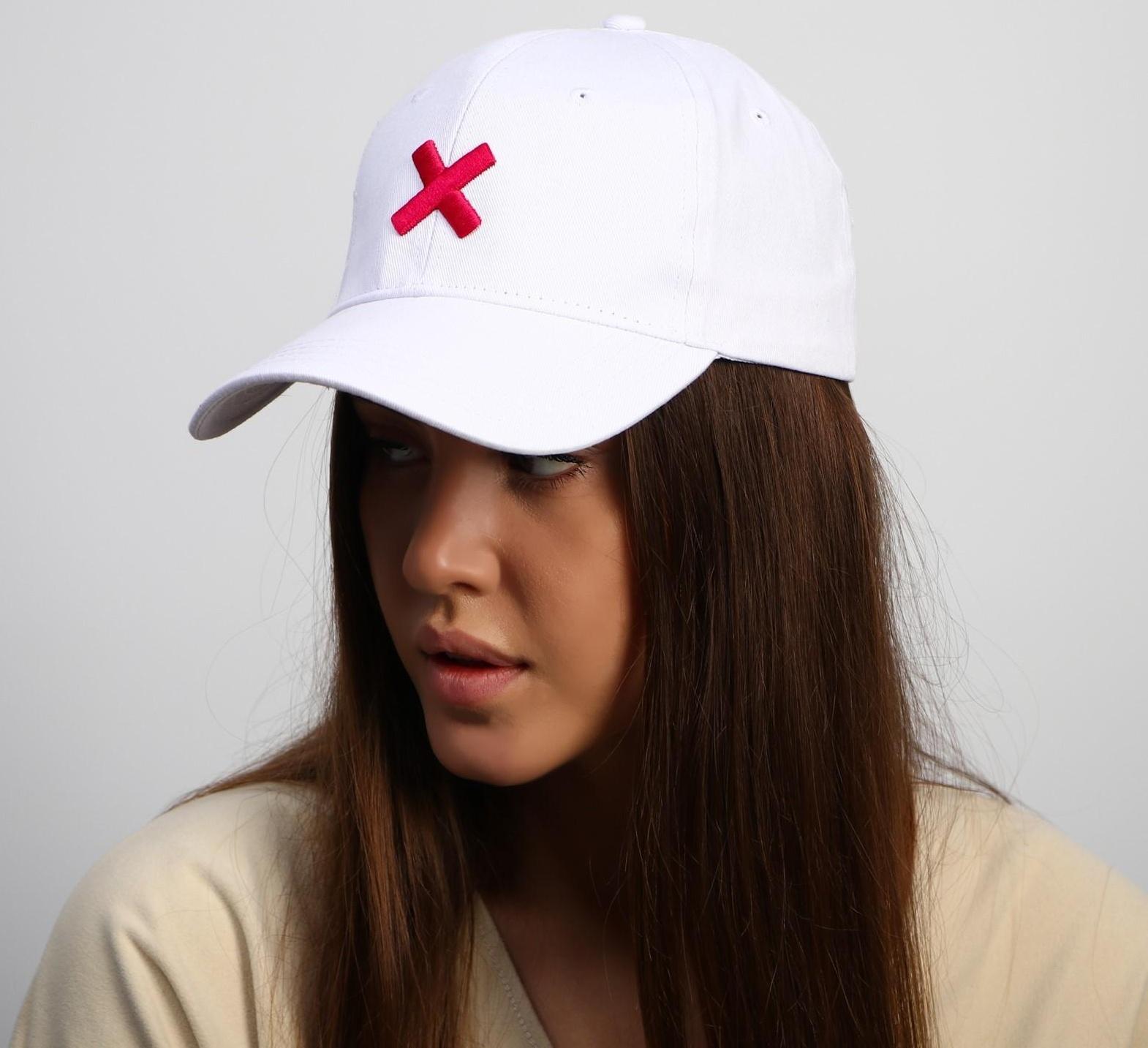 Кепка с лентой Yes/No р-р 56 см