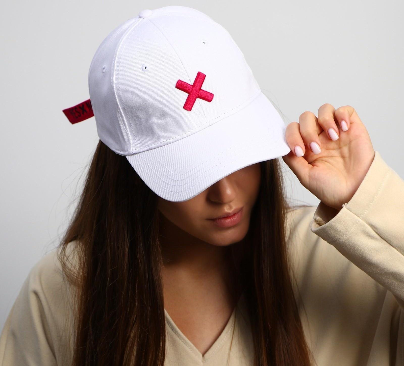 Кепка с лентой Yes/No р-р 56 см