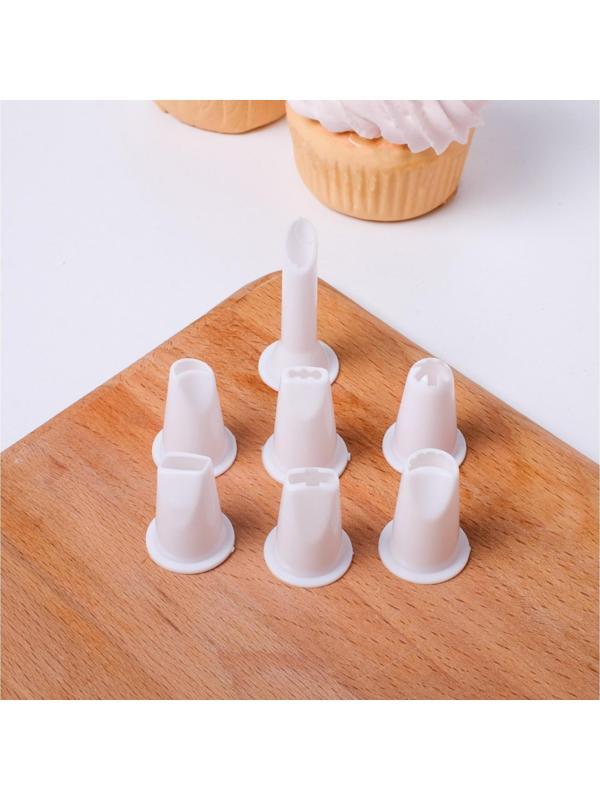 Кондитерский шприц «Лапки таланту не помеха», 19.5 см х 6 см х 6 см, 200 мл, с насадками 6 шт