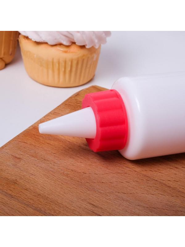 Кондитерский шприц «Главный ингредиент» 19.5 см х 6 см х 6 см, 200 мл, с насадками 6 шт