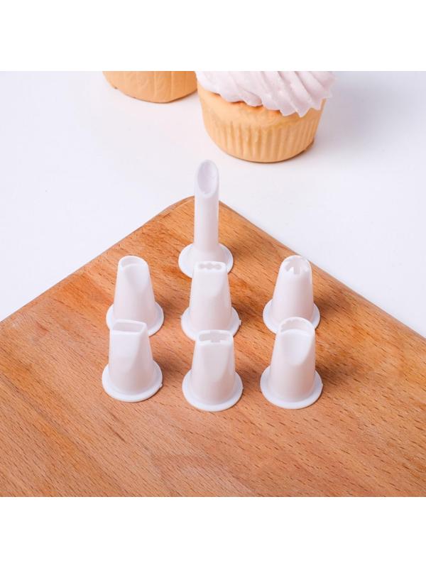 Кондитерский шприц «Создавай» 19.5 см х 6 см х 6 см, 200 мл, с насадками 6 шт